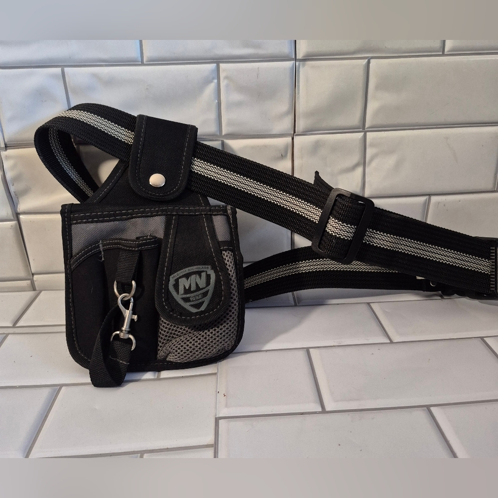 Mcguire Nicholas Mini Warehouse Work Pouch With Adjustable Belt Strap Color Blac